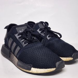 Adidas Womens NMD_R1 Black Sneakers